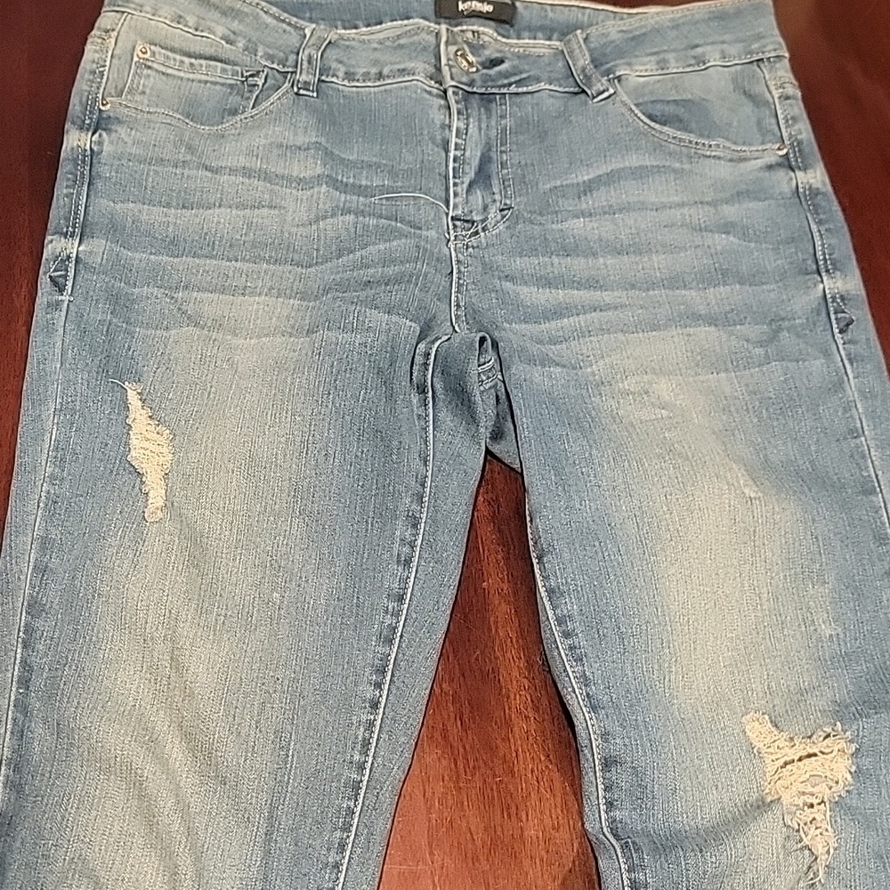 Kensie Blue Skinny Jeans for Women